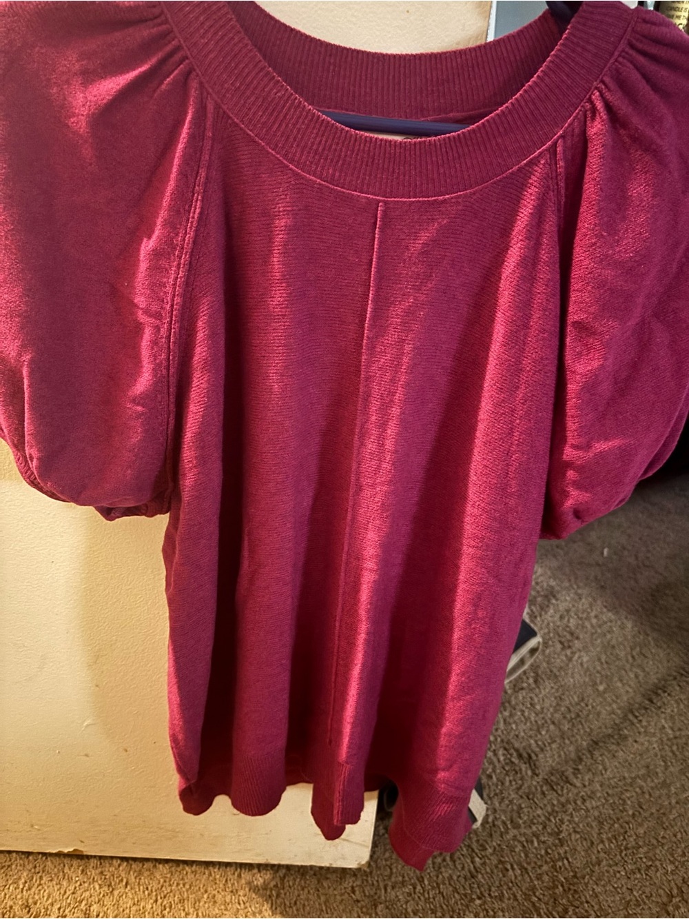 Universal Thread Crewneck Sweater in Berry